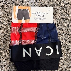 American Eagle Outfitters Red and Navy Boxer Briefs